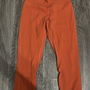 Orange Lululemon Leggings